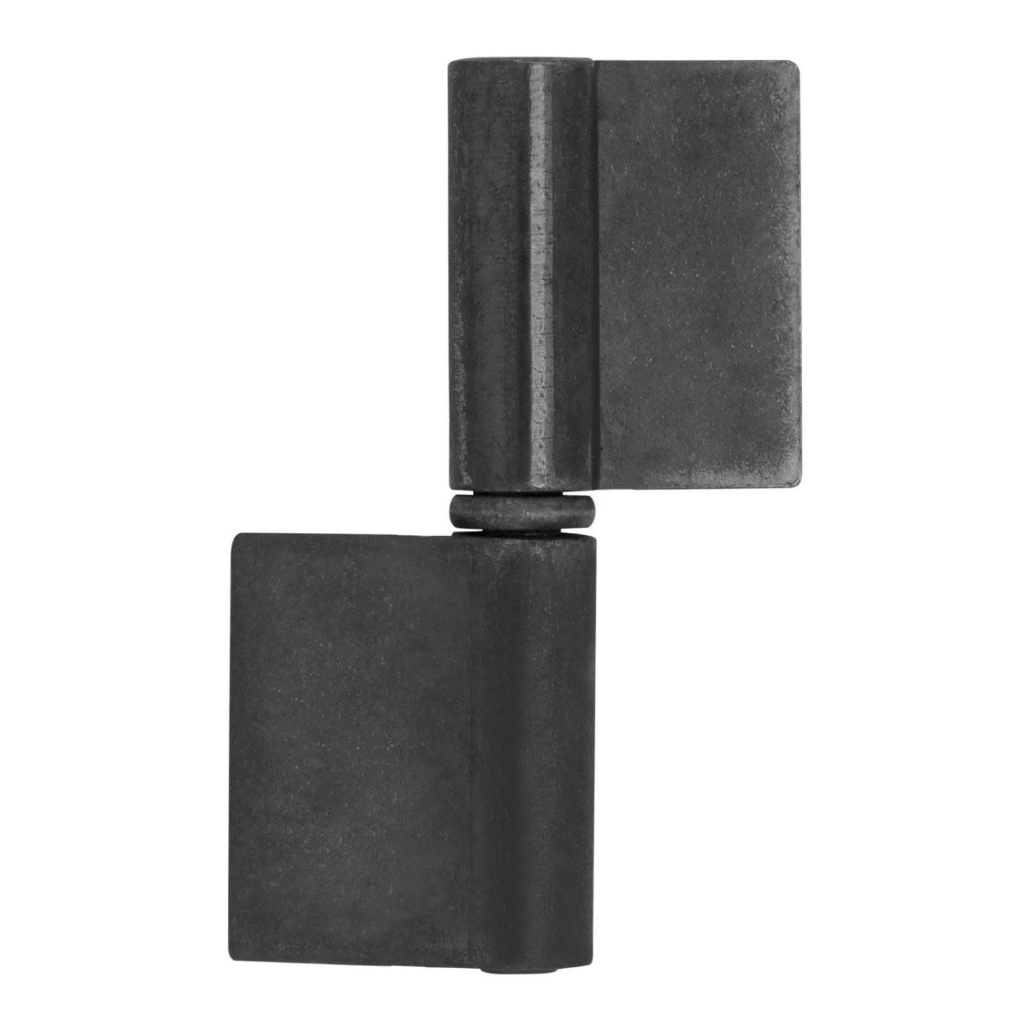 SOTECH Anschweißband Außen Ø14 mm Höhe 83 mm mit Langer Fahne Stahl Schwarz