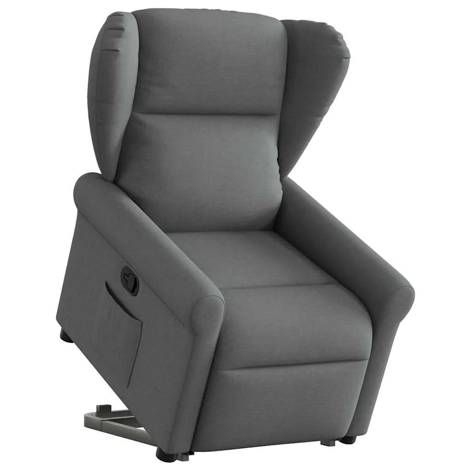 vidaXL Relaxsessel mit Aufstehhilfe Dunkelgrau Stoff 3303375 günstig online kaufen