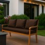 Setgarden Mix Bench Kissen Outdoor Kissen Bankauflage 100x60+2x50x56cm Kissen Für 2-Sitzer Bänke 1tlg 1tlg Braun_6