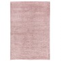 Hochflor Teppich Aloha in Altrosa, 60x110 cm. Langfloriger, weicher Shaggy Teppich für Wohnräume.