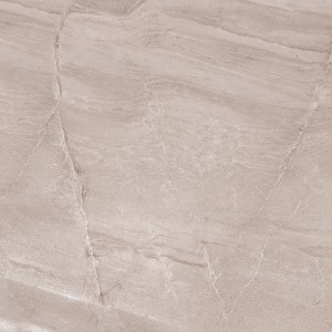 Bodenfliese Feinsteinzeug Opus, glasiert und poliert, 60x60 cm, in Steinoptik.