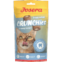 Josera Crunchies Dental Katzen-Ergänzungsfutter, zahnreinigende Katzenleckerlis im 60g-Beutel.
