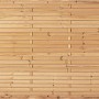 T & J Lamellenzaun, grün, 180x150 cm. Sichtschutzzaun aus Holz mit horizontalen Lamellen.