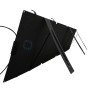 Faltbares 200W Solarpanel mit MC4 Stecker, ideal für Camping und mobile Stromversorgung.