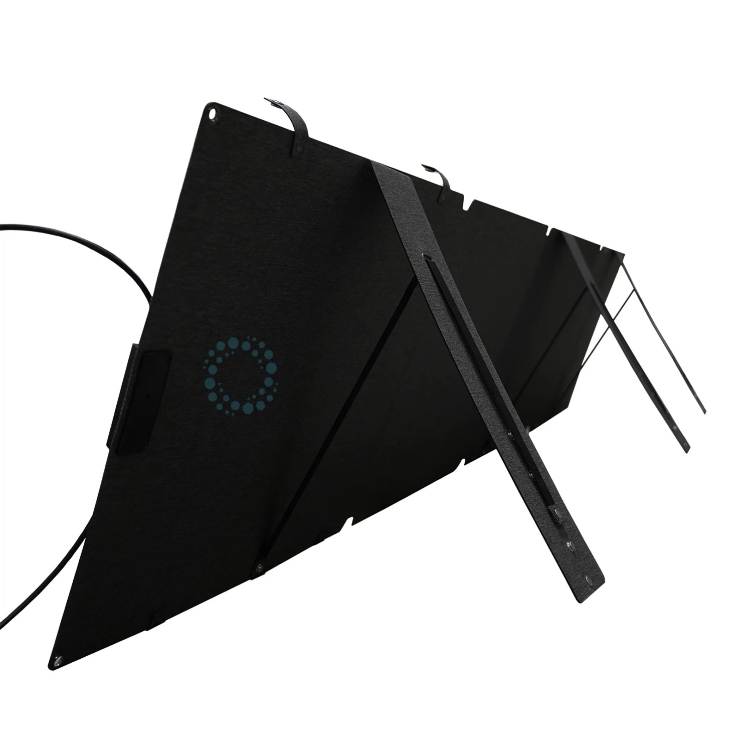 Faltbares 200W Solarpanel mit MC4 Stecker, ideal für Camping und mobile Stromversorgung.
