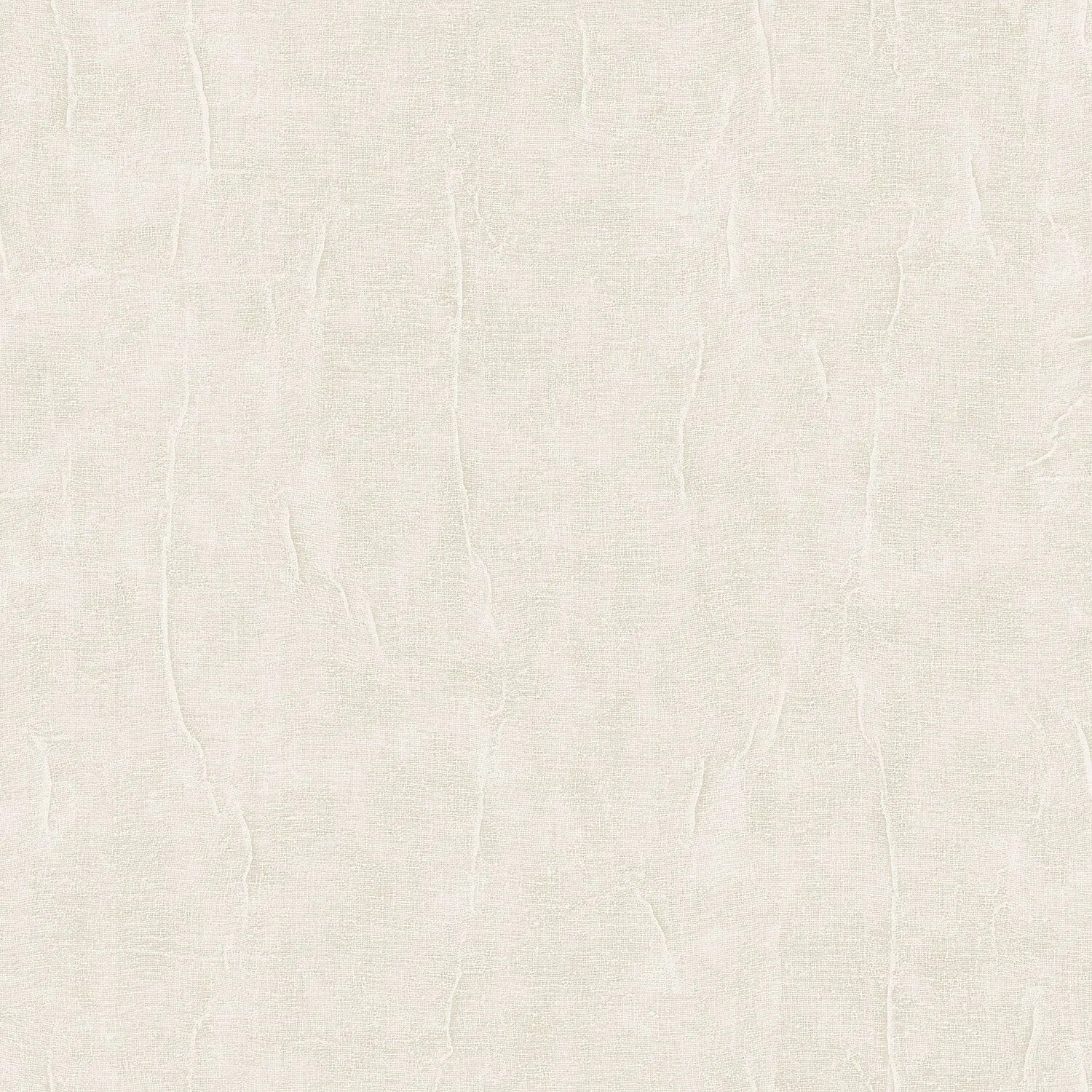 PROFHOME Re521081-Di Uni Tapete Textiloptik Matt Creme Rein-Weiß 0,53 m x 10,05 m  5,33 m2