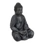 Relaxdays Buddha Figur Polyresin Dunkelgrau Wetterfest Frostsicher 50 cm x 30 cm x 25 cm 4 kg