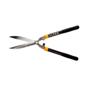 Alpen Heckenschere Pilatus 200, Gartenhandgerät mit schwarzen Griffen und silbernen Klingen.