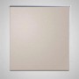 Beiges Verdunkelungsrollo 120x175 cm mit Seitenzug für Fenster.