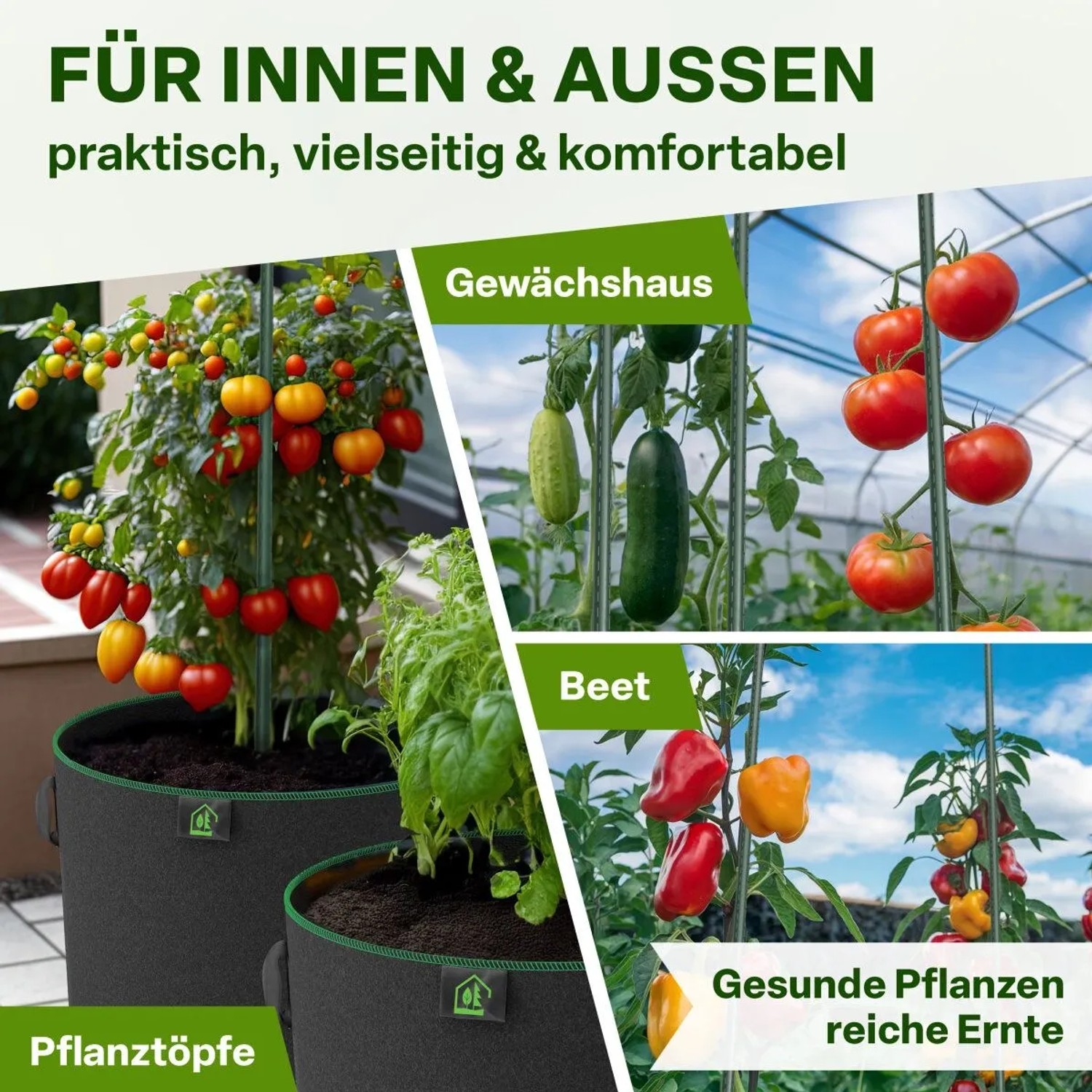 TTL GARDEN Rankstäbe 90cm 15er Set 11mm Kunststoffbeschichtet Pflanzstäbe Rankhilfe Tomatenstab Für Garten Gewächshaus_7