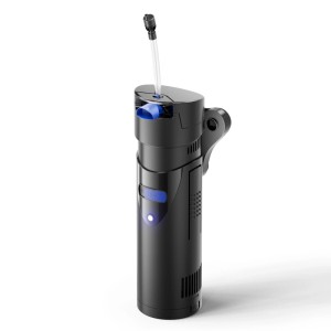 SunSun CUP-807 Aquarium Innenfilter, 700 l/h, mit Pumpe, UVC-Klärer und Sauerstoffschlauch.