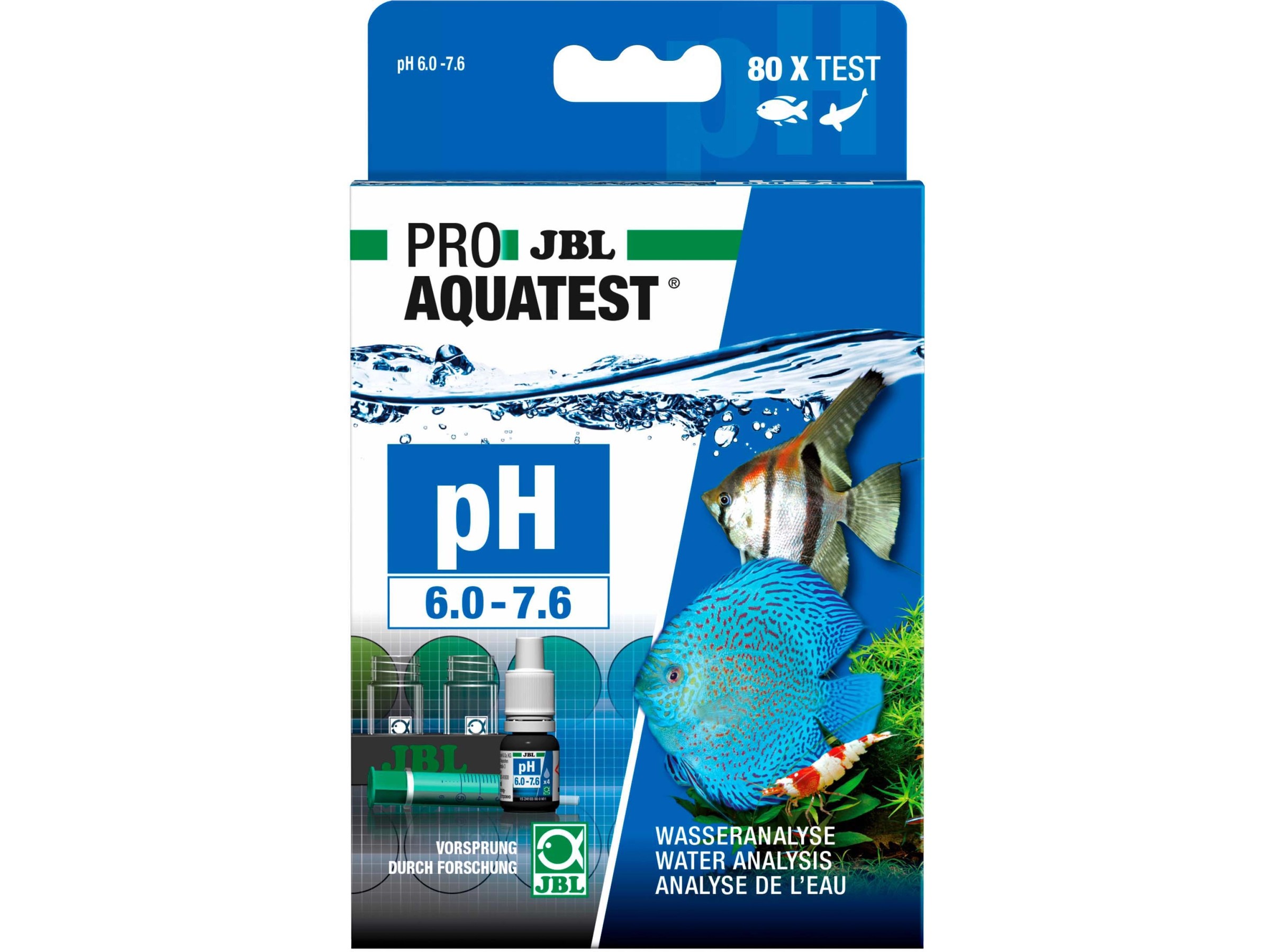 JBL Test Combi Set Teich - 6-in-1 Wassertest Für Gartenteiche