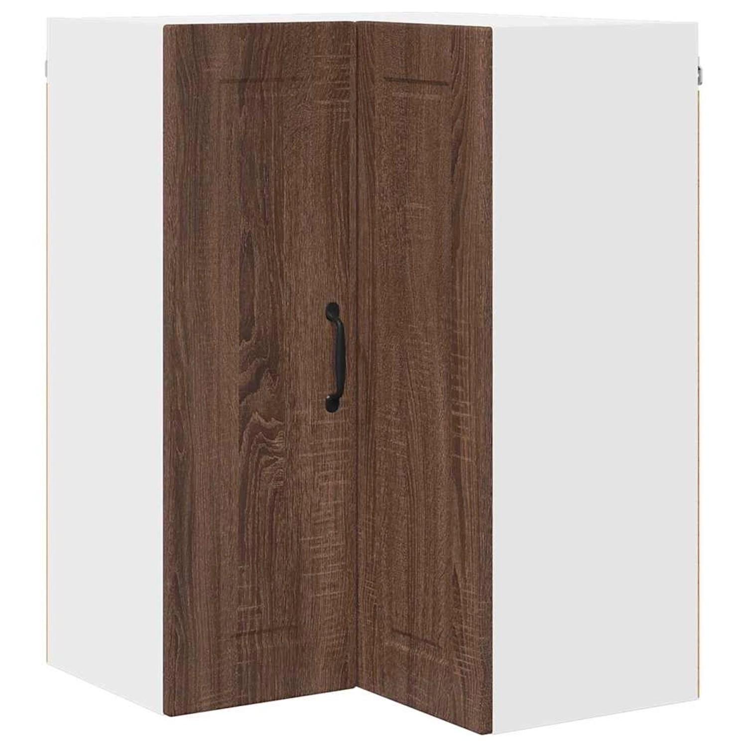 vidaXL Küchenwandschrank mit Regal Braun Eichen-Optik 57 x 57 x 80 cm 88543 günstig online kaufen