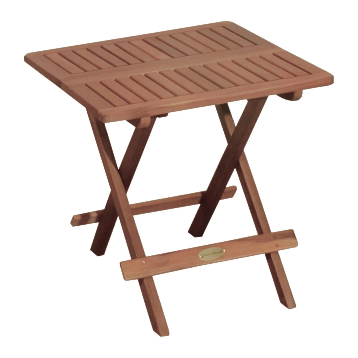 DELUKE Gartentisch BREMEN Klappbar Eukalyptus Natur 50x50x50cm Klapptisch Esstisch Wetterfest Outdoor Tisch