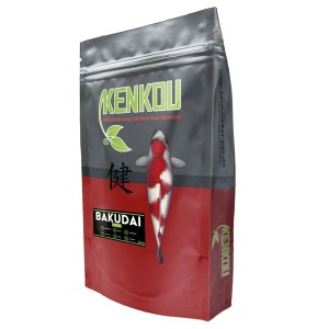 Kenkou Koifutter Bakudai 3mm, 5kg Packung für gesundes Wachstum und leuchtende Farben.