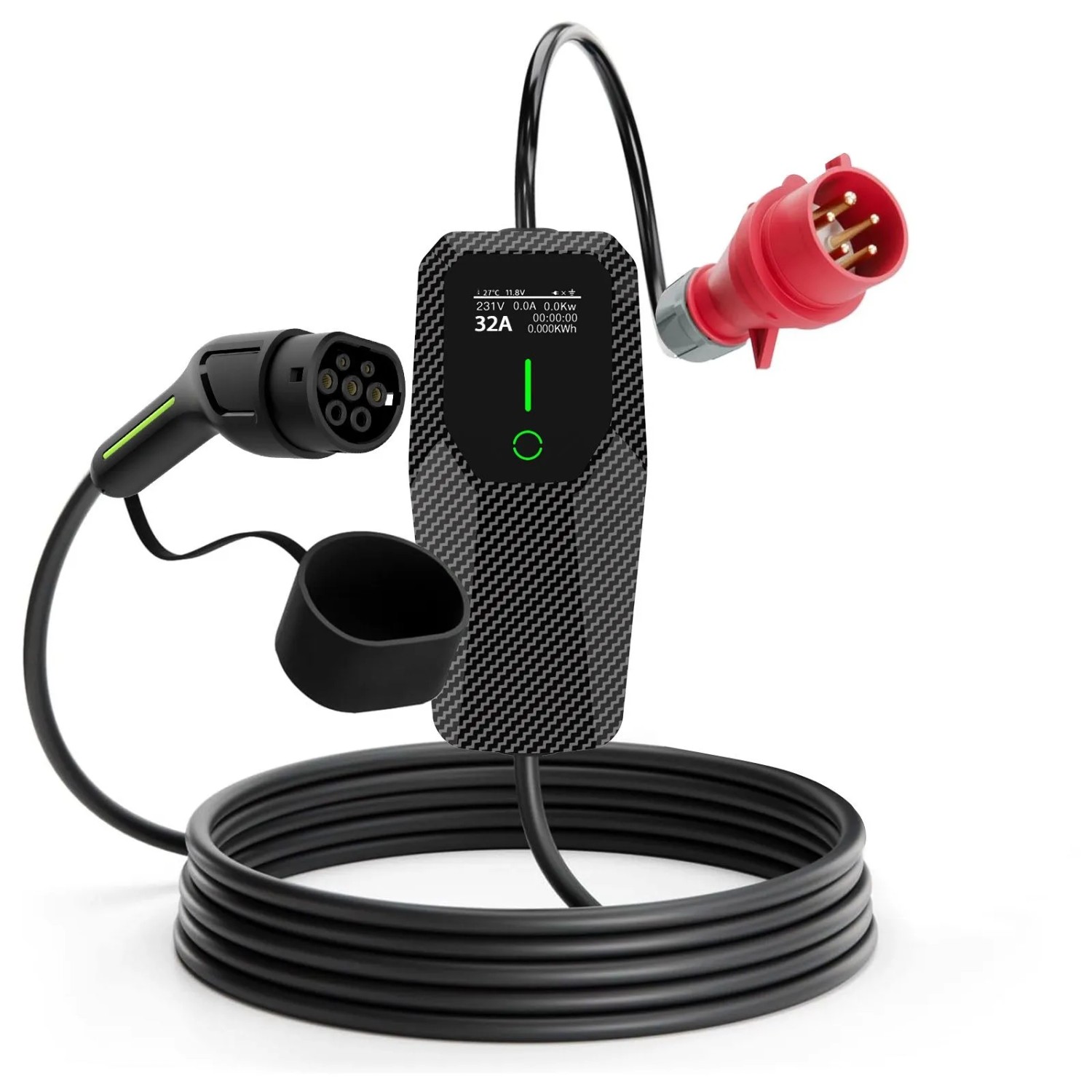 Junsun Ev Ladekabel Typ 2 22 Kw 3 Phasen 6-32A 5 M Ev Ladegerät