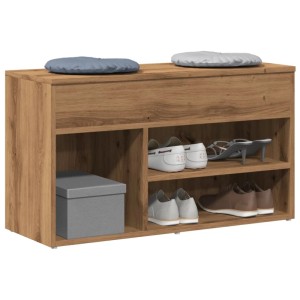 vidaXL Schuhbank Artisan-Eiche 80x30x45 cm Holzwerkstoff 856757