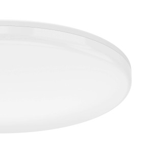 Weiße, runde Eglo LED-Deckenleuchte Expert Castagneto, Ø 31 cm, geeignet für Feuchträume.
