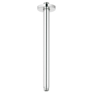 Grohe Rainshower Deckenauslass 292 mm aus Metall, verchromt für Kopfbrausen.