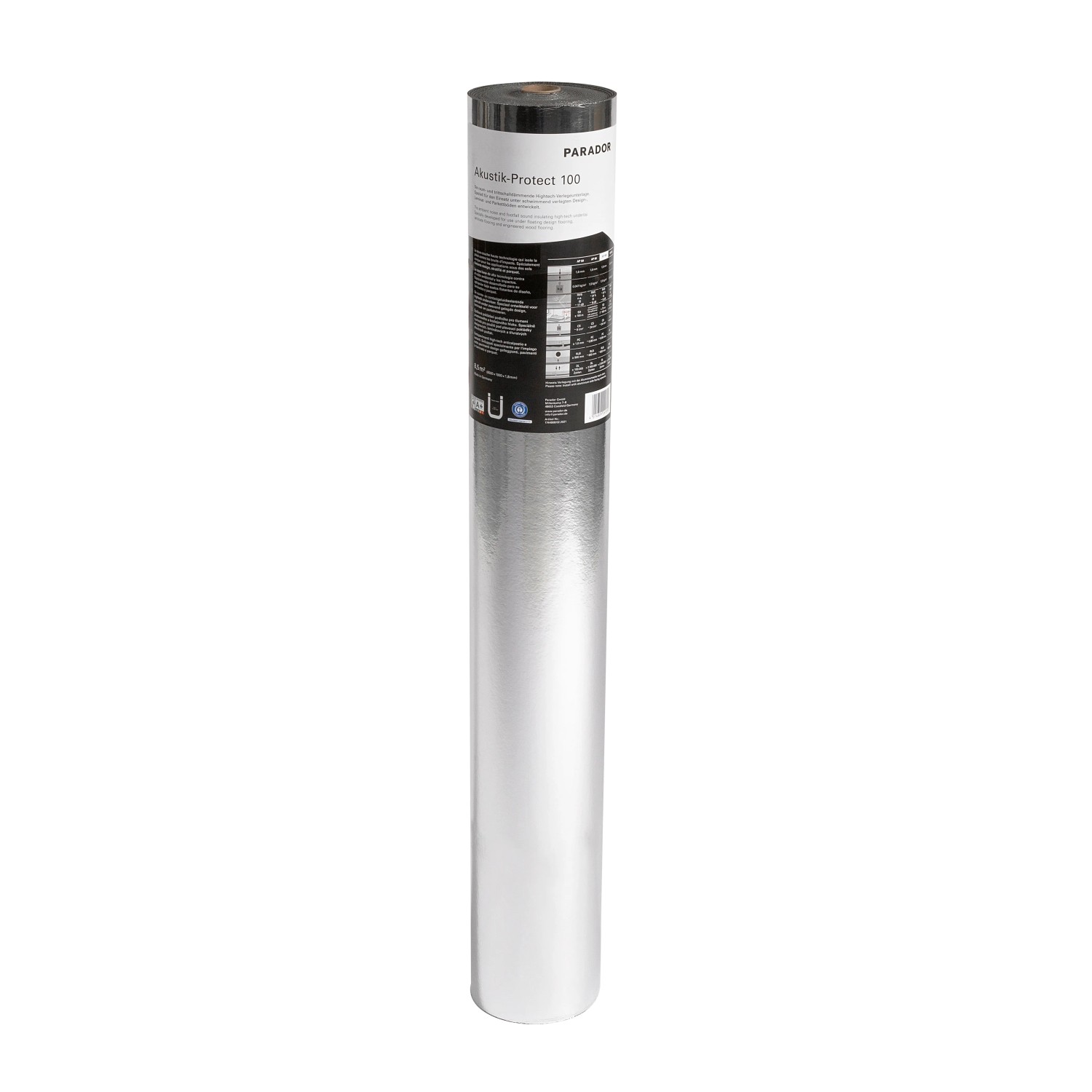 Parador Akustik-Protect 100 Trittschalldämmung, 1,8 mm stark, Rolle für 8,5 m²
