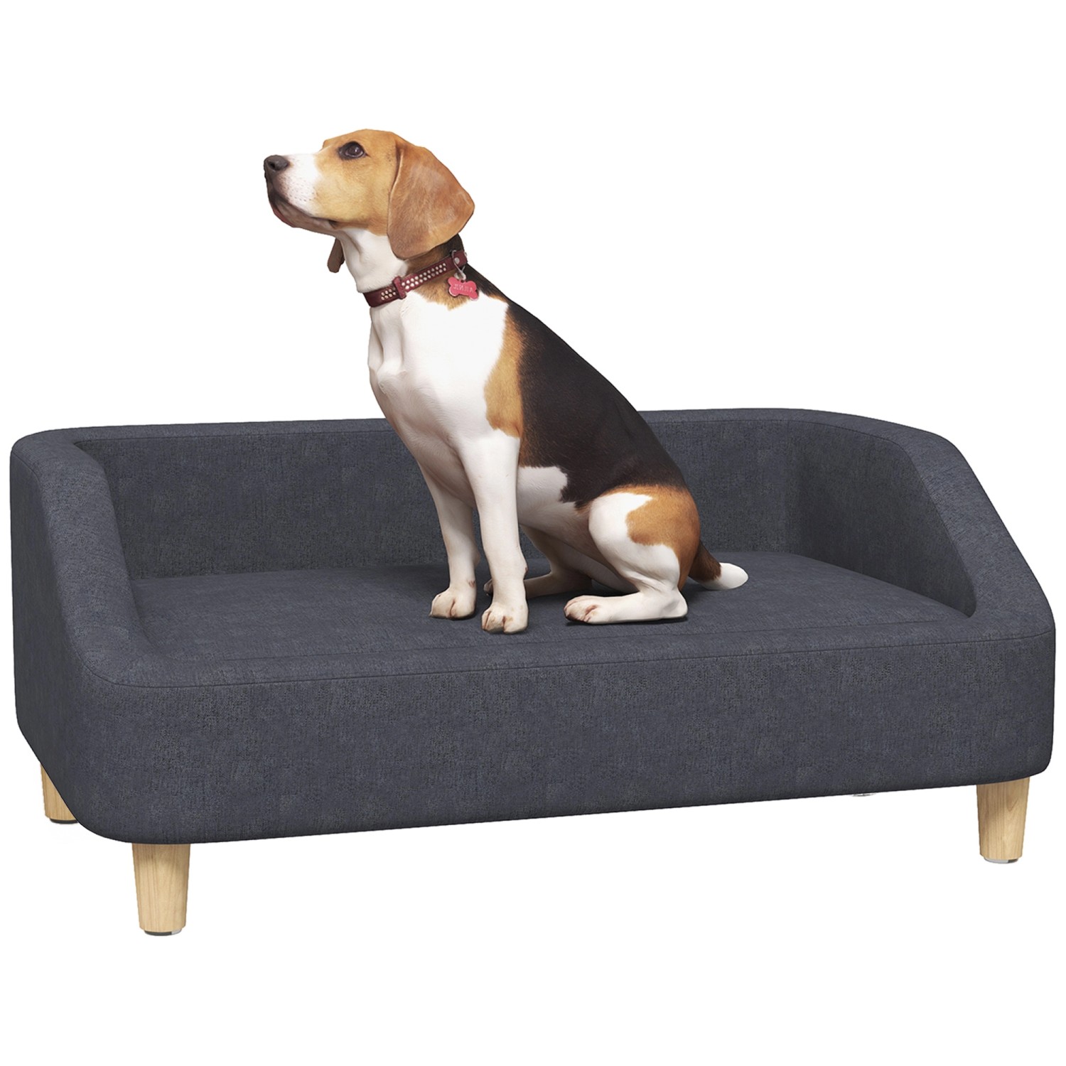 PawHut Hundesofa für Mittelgroße und Große Hunde 95 x 63 x 39 cm