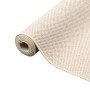 Gerollter, sandfarbener Snapstyle Flachgewebe Teppich Bentzon, 160x160 cm.