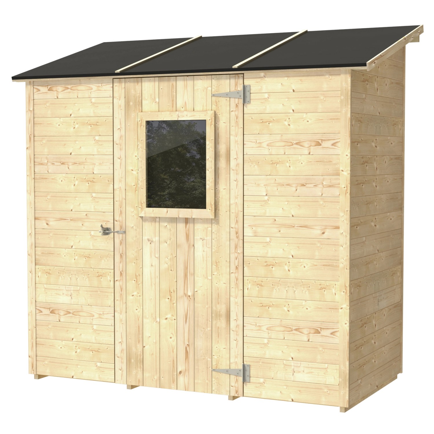 Holzhaus Isabel 207x102 cm mit Plattenbausystem günstig online kaufen