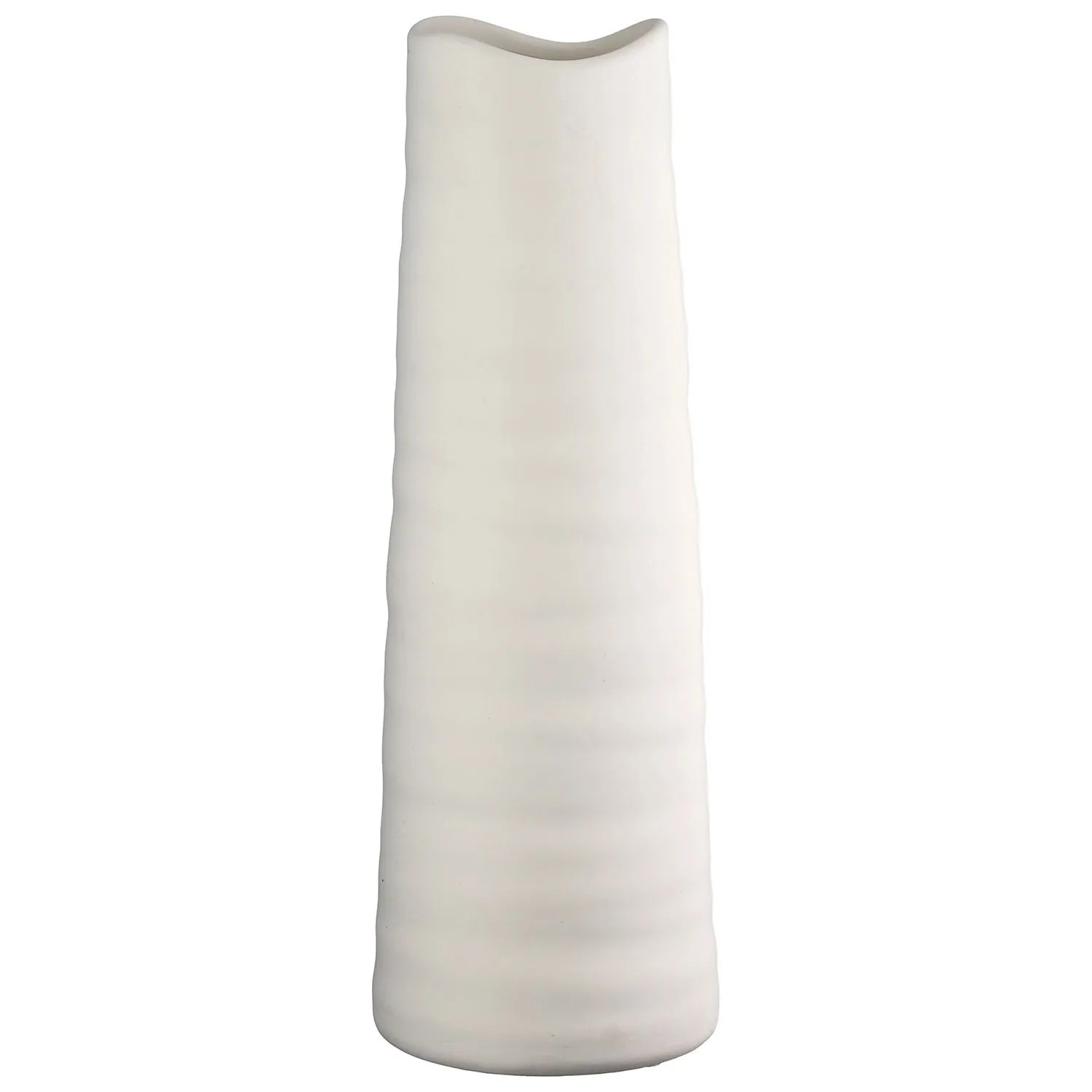 Gilde Bodenvase Morsum Creme 56 cm x Ø 15,5 cm