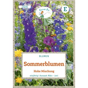 Grüne Fee Sommerblumen Hohe Mischung Saatgut: Bunte Blumenmischung für Beet und Rabatte.