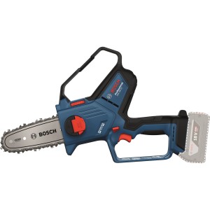Bosch Professional Akku-Astsäge GKE 18V-15 Solo, blaue Akku-Kettensäge ohne Akku und Ladegerät.