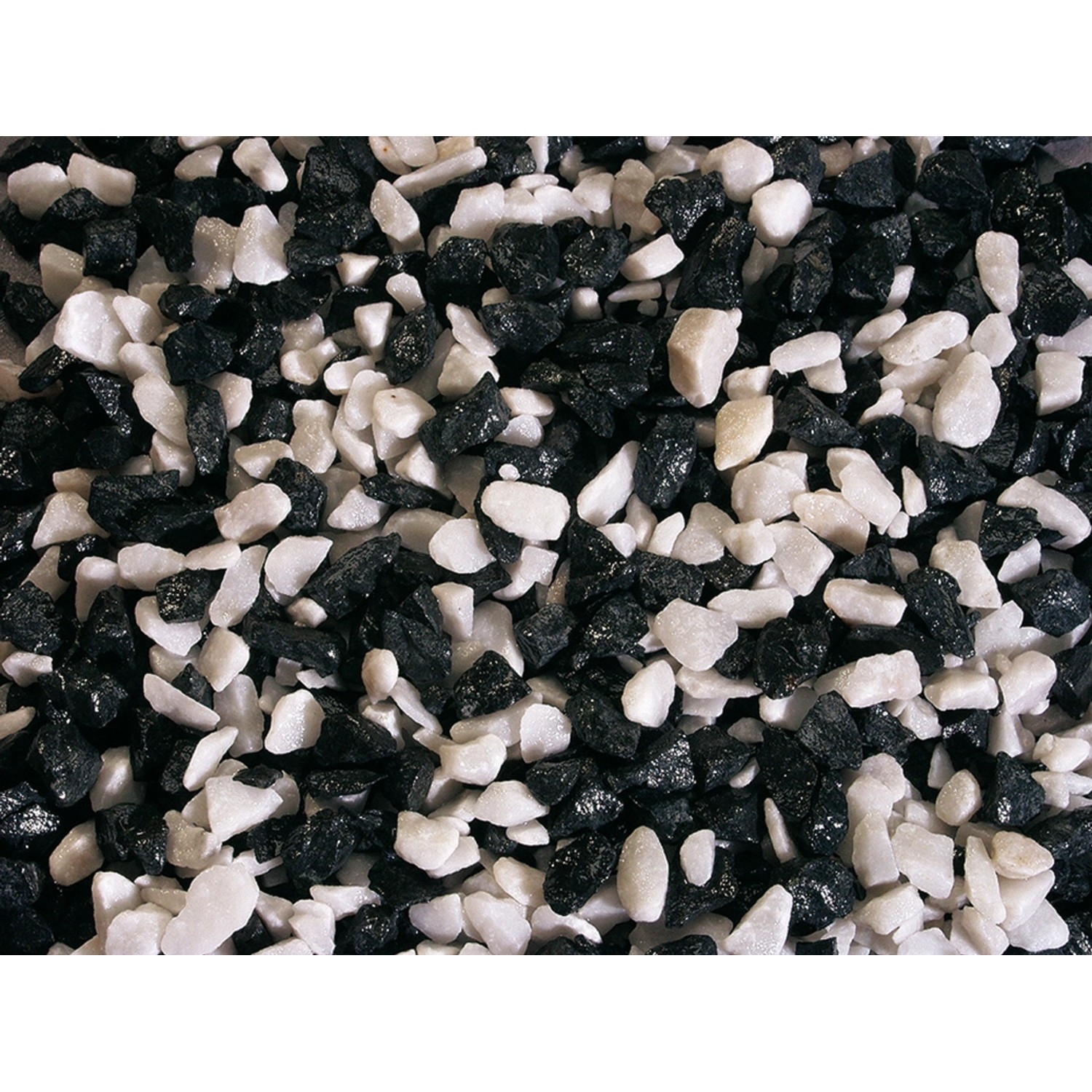 GartenSplitt SchwarzWeiß 8 mm 12 mm 500 kg/ Mini Bag kaufen bei OBI