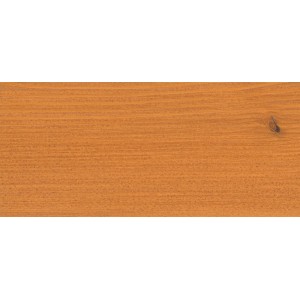 Holzöl Spezial Lärche: Seidenmatte Holzoberfläche mit natürlicher Maserung.