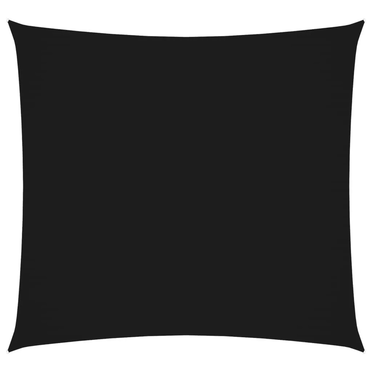 vidaXL Sonnensegel Oxford-Gewebe Quadratisch 4x4 m Schwarz 135744