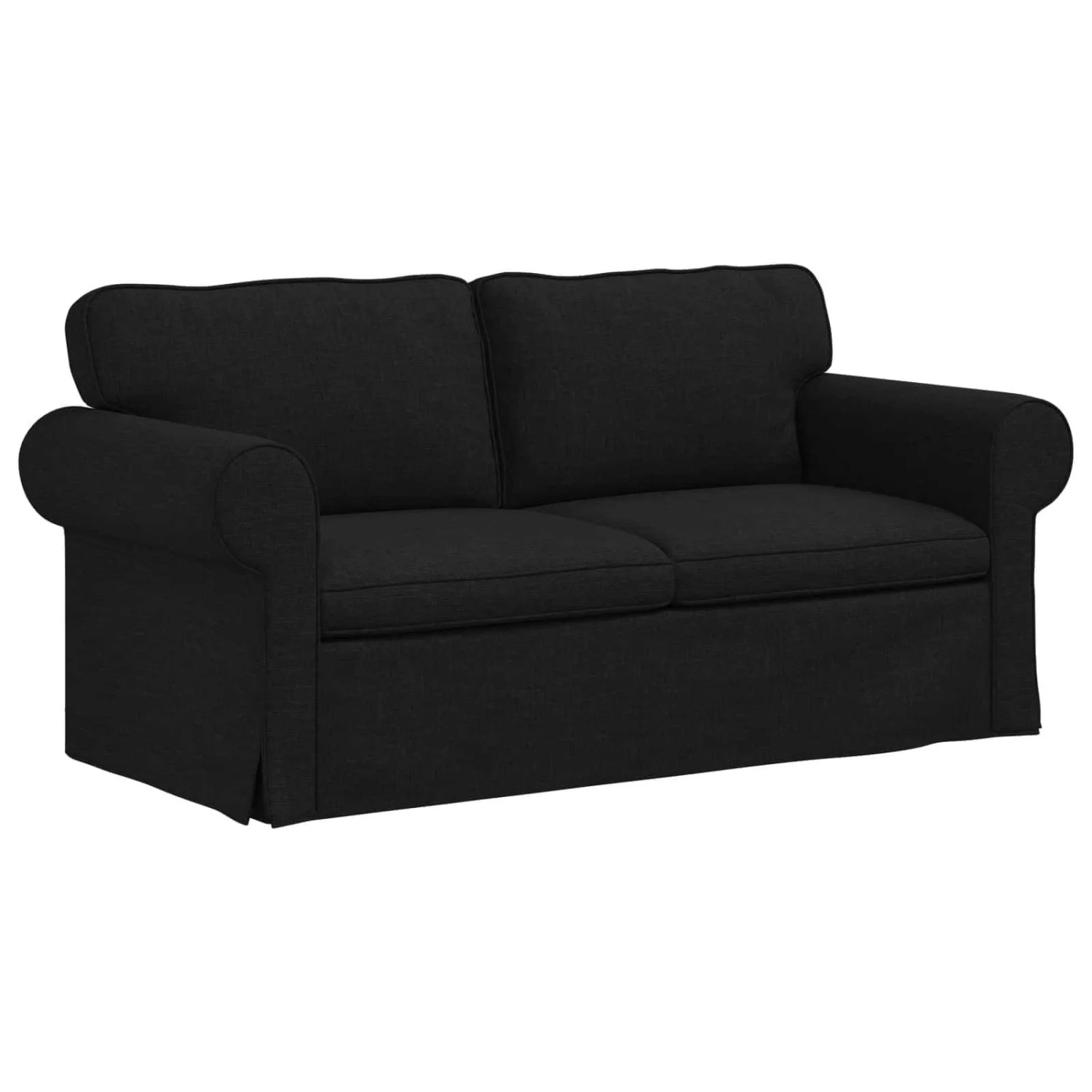 vidaXL Sofa Schwarz 215 x 82 x 80 cm Stoff 42024308