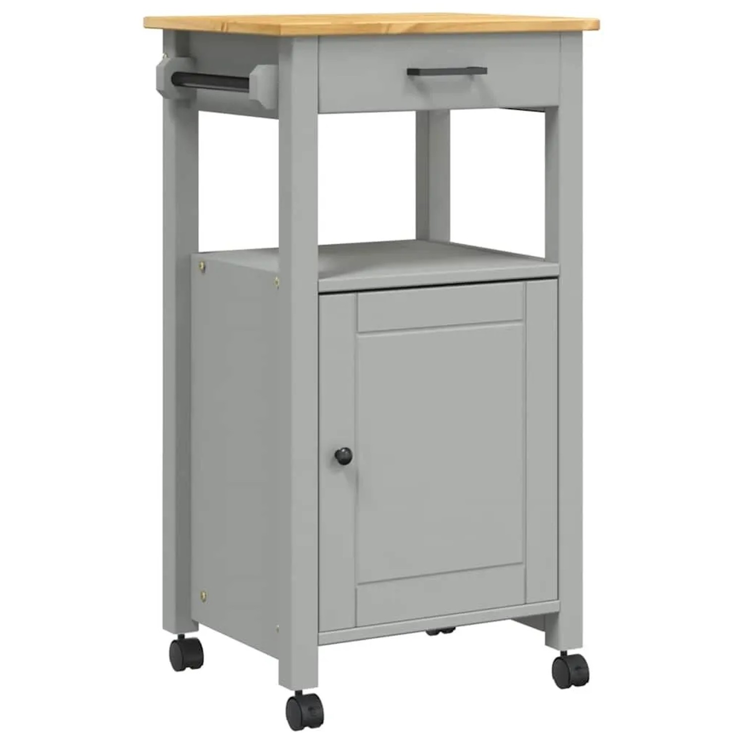 vidaXL Küchenwagen MONZA 48x40x88,5 cm Massivholz Kiefer 376089
