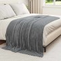 vidaXL Überwurfdecke Dunkelgrau 200 x 150 cm Fleece 42016830_3
