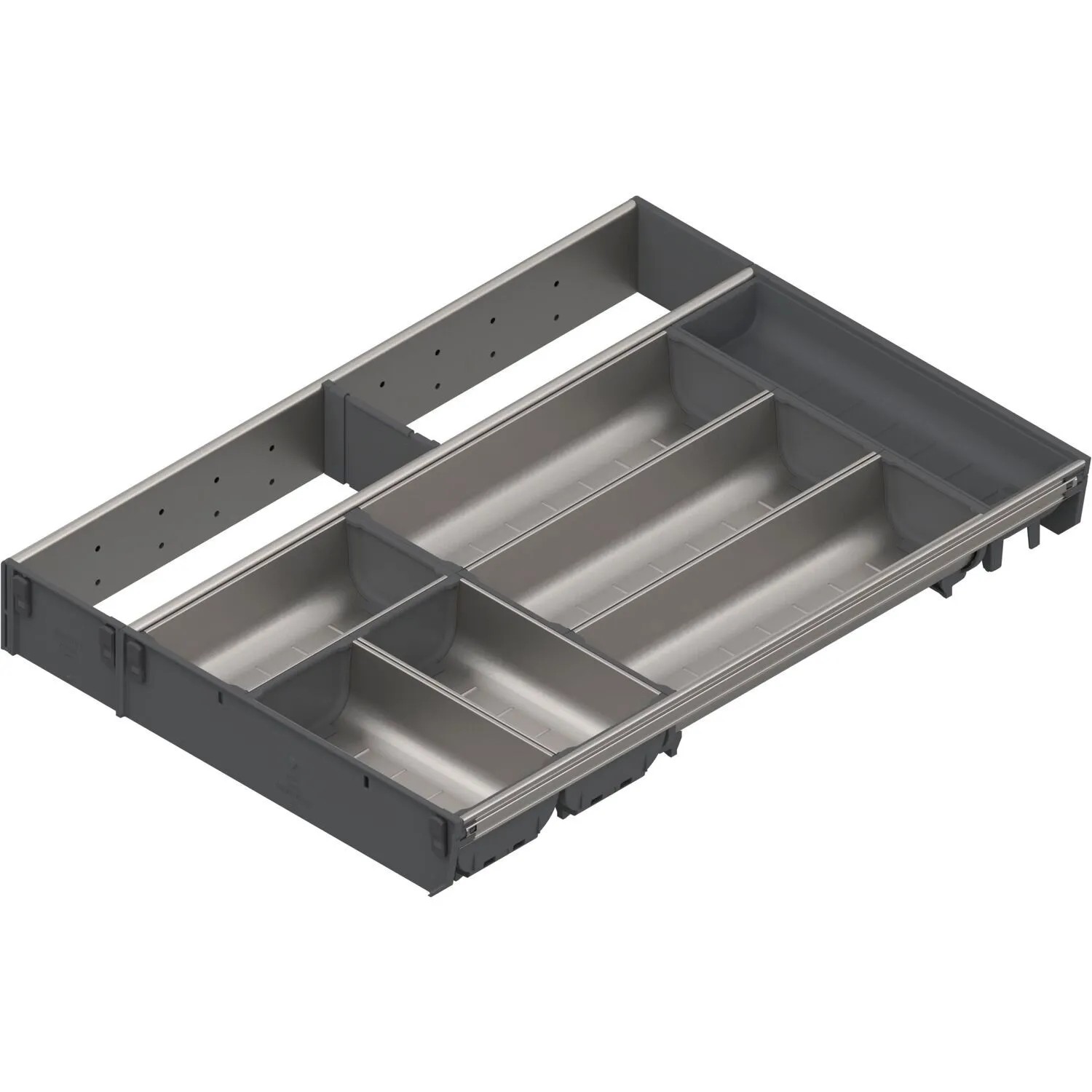 Blum Besteckeinsatz Orga-Line Facheinteilung-Set Zsi.xxxKI4 Nennlänge 550 mm Grau