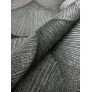 Newroom Vliestapete Lorrie Anthrazit Muster Glamour FSC®