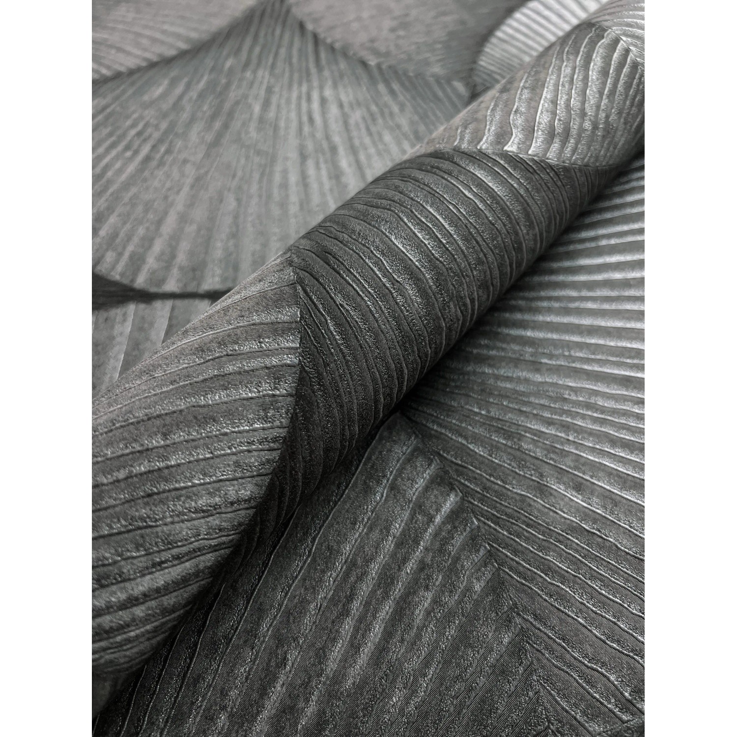 Newroom Vliestapete Lorrie Anthrazit Muster Glamour FSC® günstig online kaufen