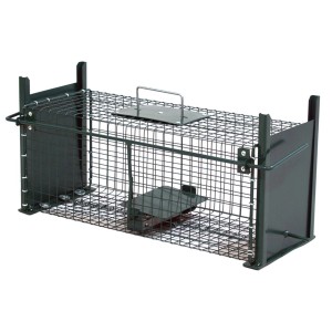 Moorland Safe Lebendfalle mit 2 Eingängen, geeignet für Ratten, Marder und Mäuse.