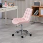 Svita Micky Kinder Bürostuhl, rosa Schreibtischstuhl mit Rollen und Höhenverstellung.