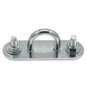 AMANKA Deckenhaken für Hängesessel, verzinkt, mit Schrauben und U-Form Öse.