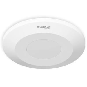 Oktaplex Isa 24 GHz HF Präsenzmelder 360 Grad Decken Bewegungssensor Flach Weiß