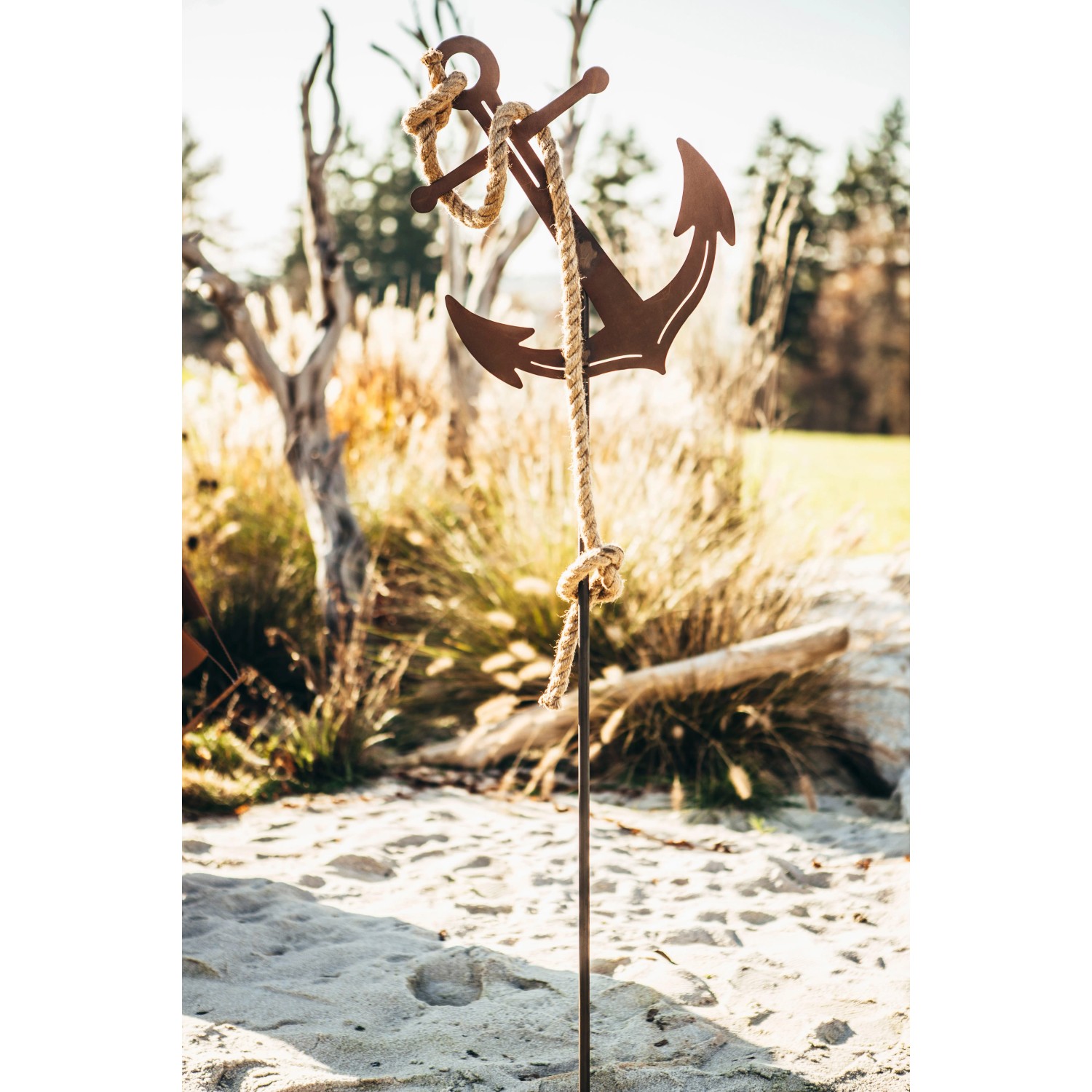 Ferrum Art Design Gartenstab Anker 140 cm Edelrost kaufen bei OBI