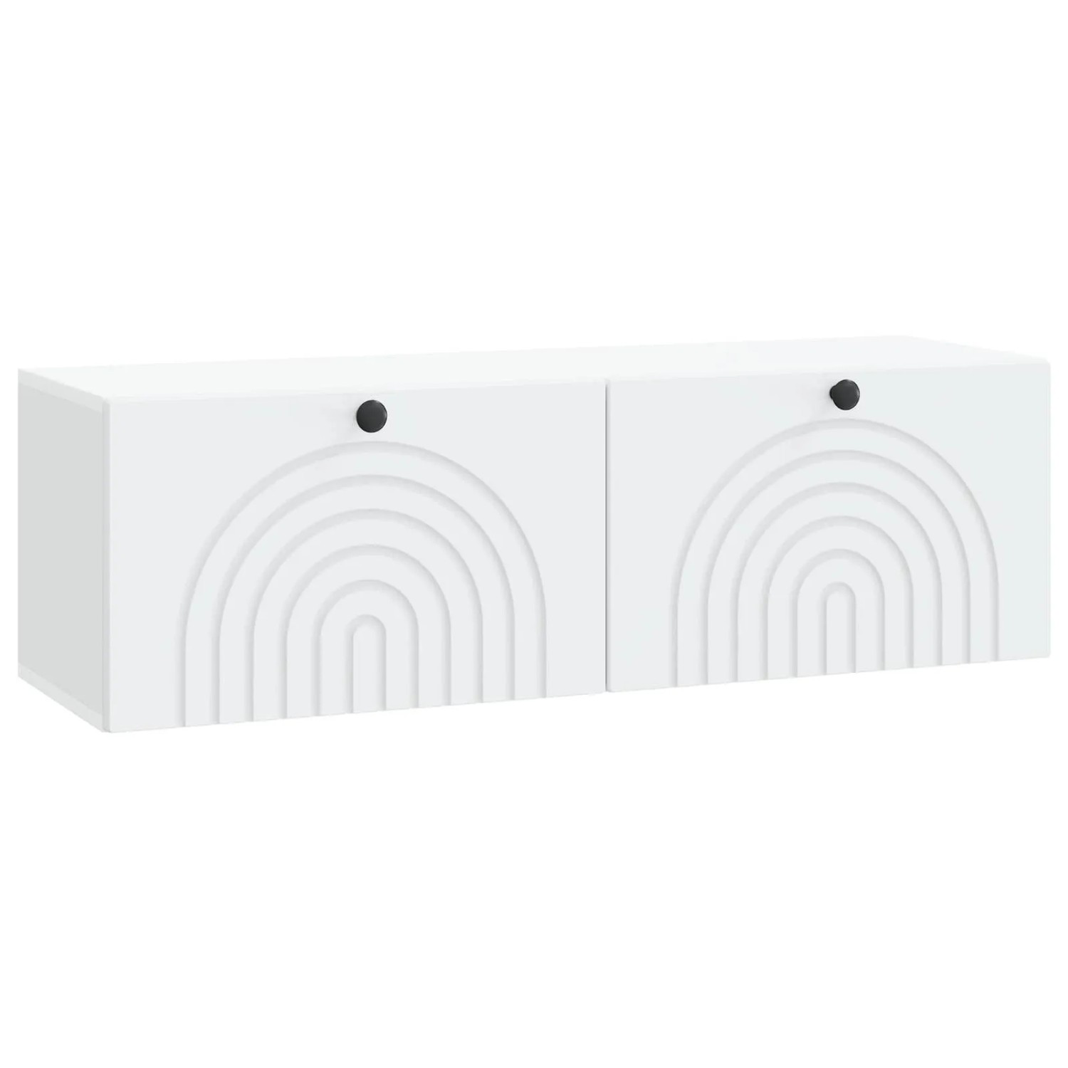 vidaXL Wandmontierter TV-Schrank Weiß 98 x 31 x 30 cm Holzwerkstoff 898215