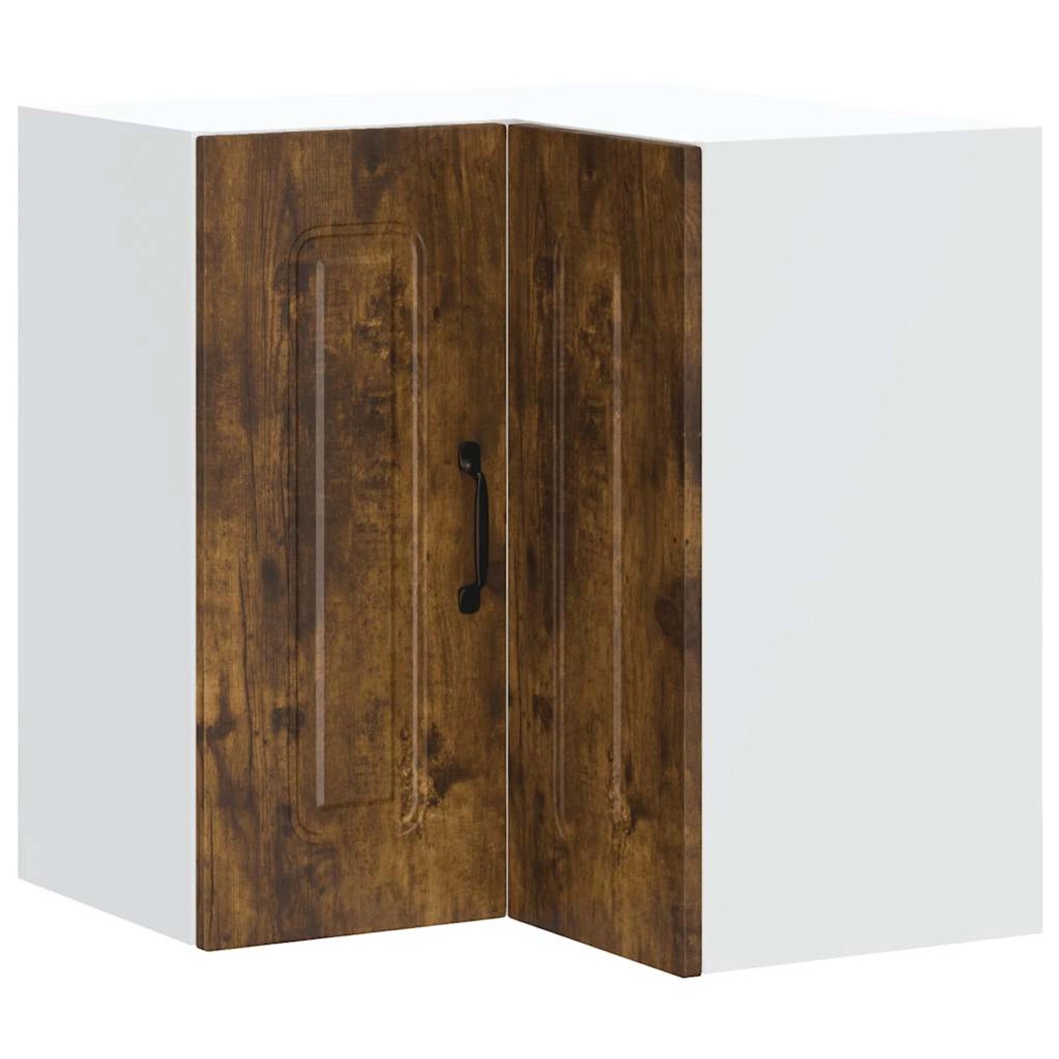 vidaXL Küchen-Eckhängeschrank Kalmar Räuchereiche Holzwerkstoff 853622 günstig online kaufen