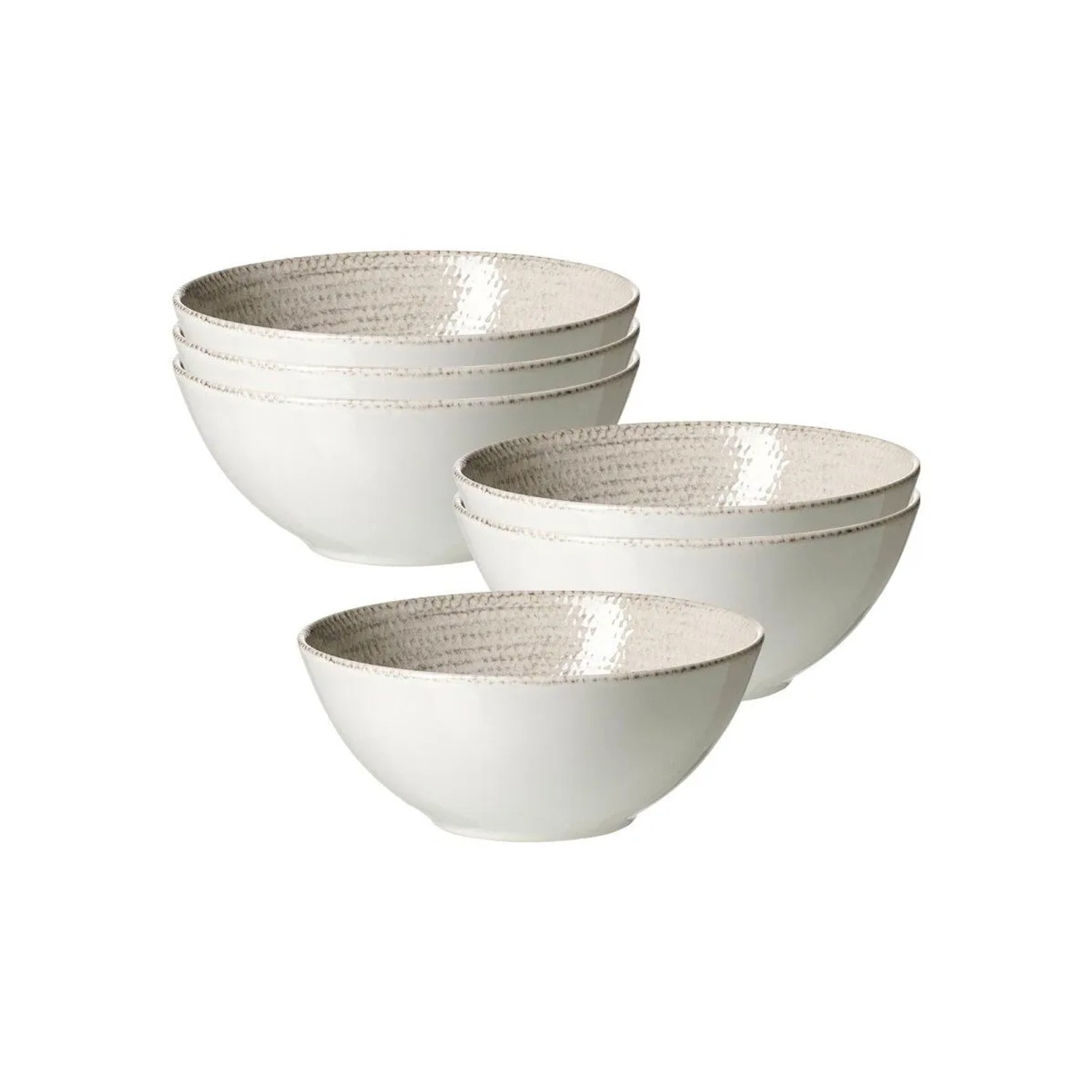 Ritzenhoff & Breker Rimini Müslischale 16,5 cm Stone 6er Set