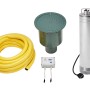 Garantia Gartenpaket Cristall Proline 1600 L mit Erdtank, Domschacht, Pumpe, Schlauch und Steuerung.