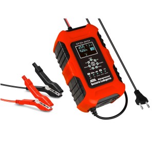 Apa Batterieladegerät 12/24V 10A für Auto- und Motorradbatterien. Intelligentes Laden für Blei-, AGM-, Gel- & Lithium-Akkus.