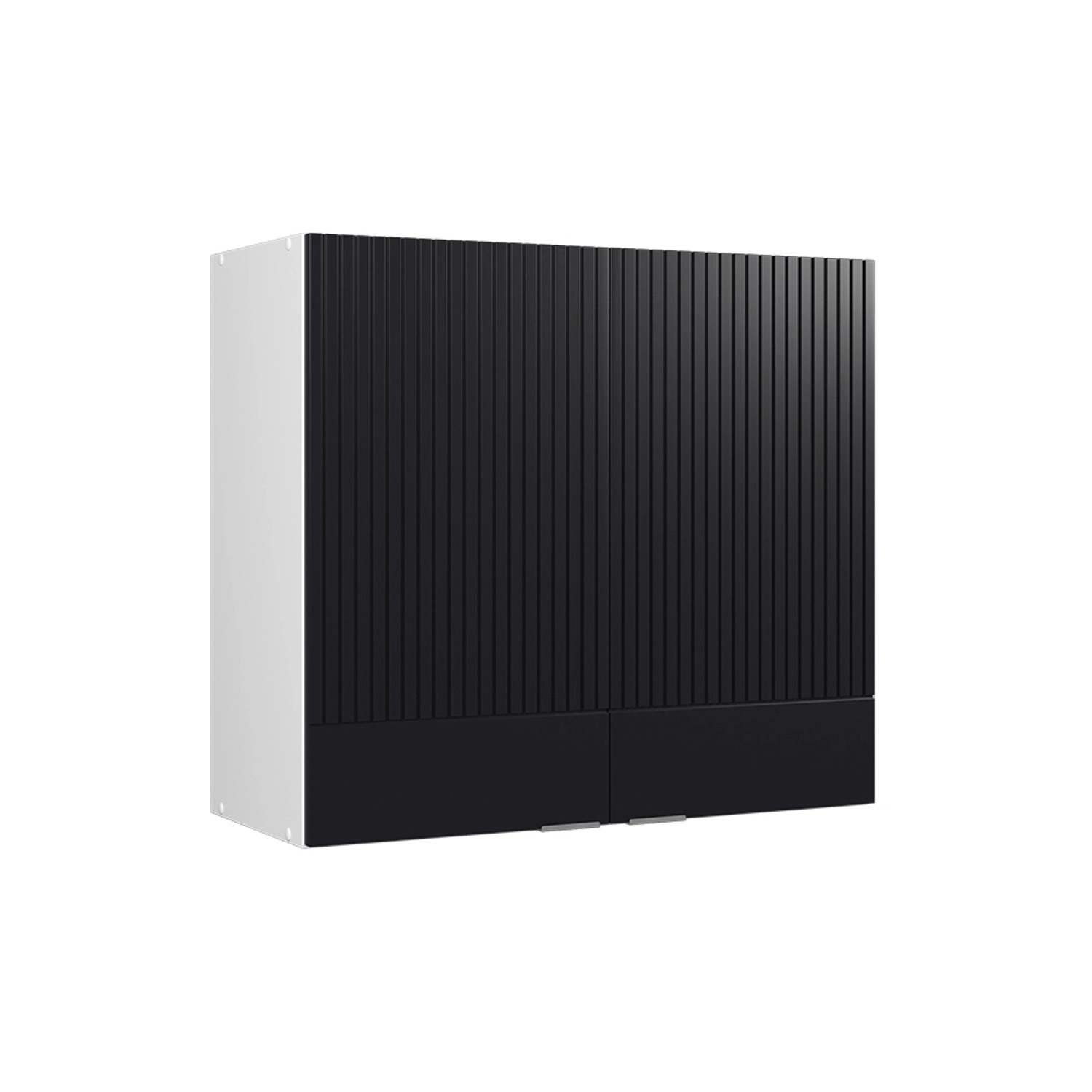 Vicco Hängeschrank Fame-Line Glashängeschrank Schwarz Gestreift 80 cm mit W günstig online kaufen